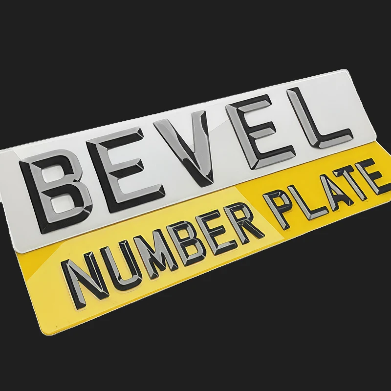 Bevel Number Plates