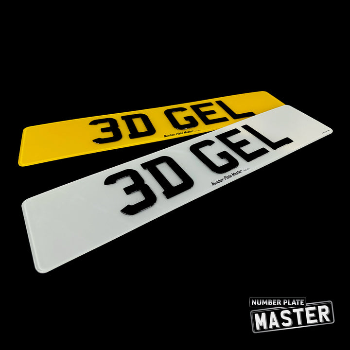 3D GEL NUMBER PLATE