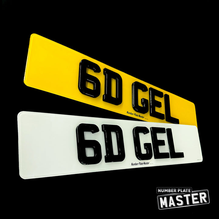 6D GEL NUMBER PLATE